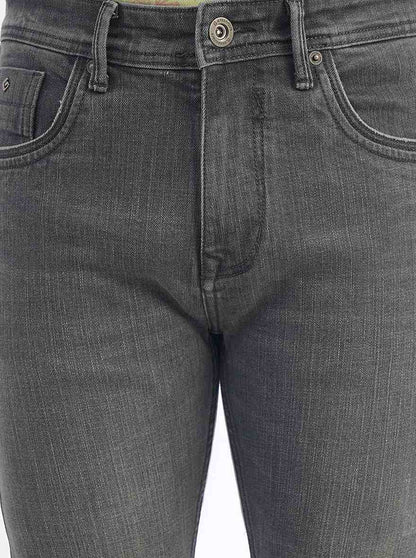 Dark Grey Washed Urban Fit Jeans | Greenfibre