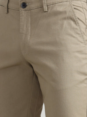 Light Pista Solid Neo Fit Casual Trouser | Greenfibre
