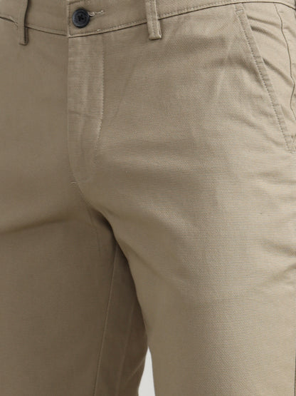 Light Pista Solid Neo Fit Casual Trouser | Greenfibre