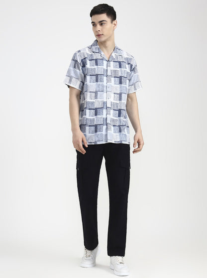 Black Solid Slim Fit Cargo Pant | Greenfibre