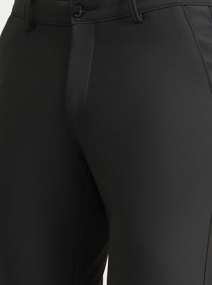 Grey Solid Slim Fit Club Wear Trouser | Wyre