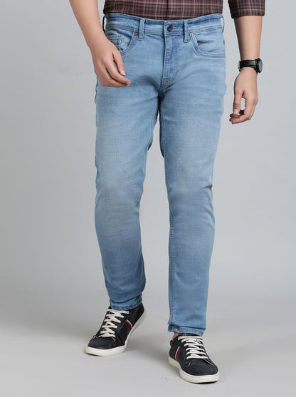 Light Blue Washed Slim Fit Jeans | JadeBlue