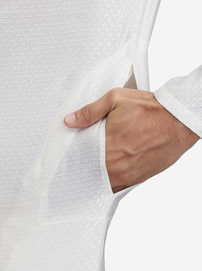 Pearl White Kurta | The Kurta Company