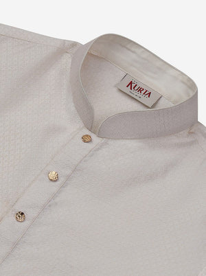 Pearl White Kurta | The Kurta Company