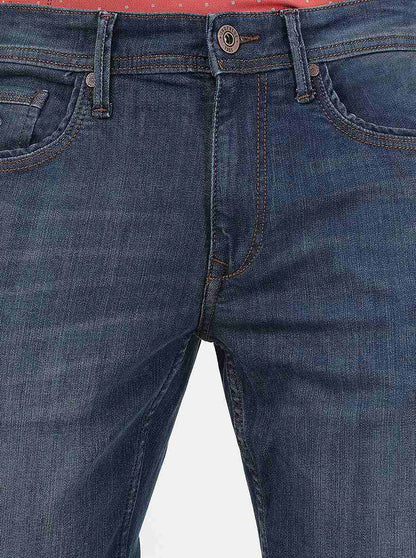 Blue Washed Slim Fit Jeans | JadeBlue