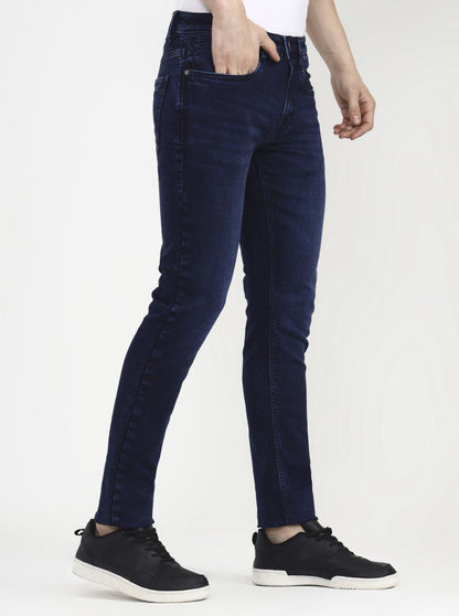 Ink Blue Washed Slim Fit Jeans | JadeBlue
