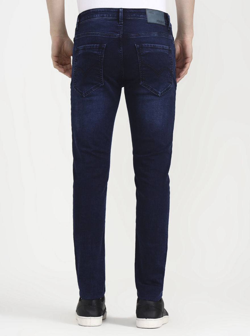 Ink Blue Washed Slim Fit Jeans | JadeBlue