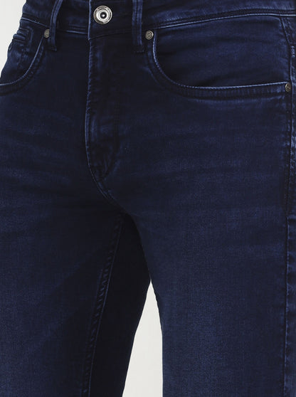 Ink Blue Washed Slim Fit Jeans | JadeBlue