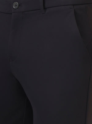 Iron Grey Solid Venice Fit Casual Trouser | JadeBlue