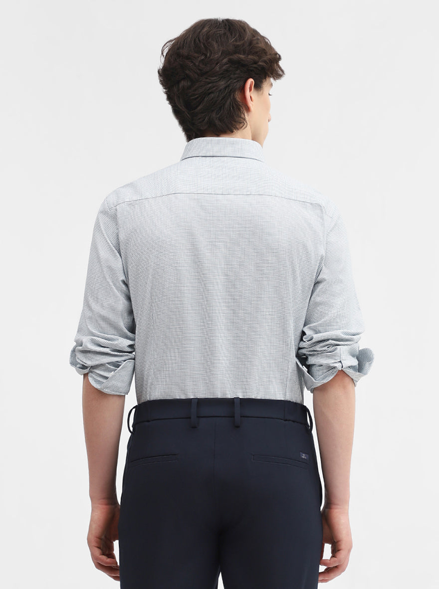 Maroon Solid Slim Fit Formal Shirt | Metal