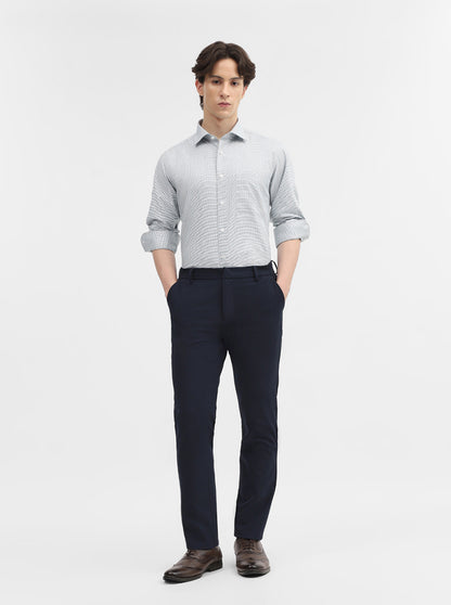 Maroon Solid Slim Fit Formal Shirt | Metal