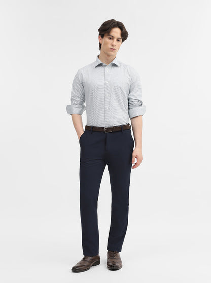 Maroon Solid Slim Fit Formal Shirt | Metal