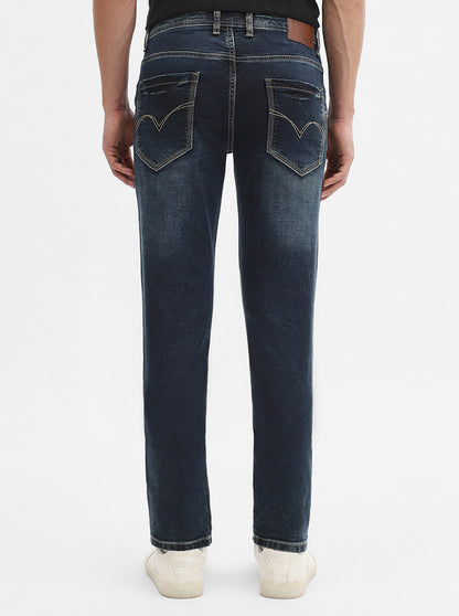 Dark Indigo Washed Slim Fit Jeans | JadeBlue