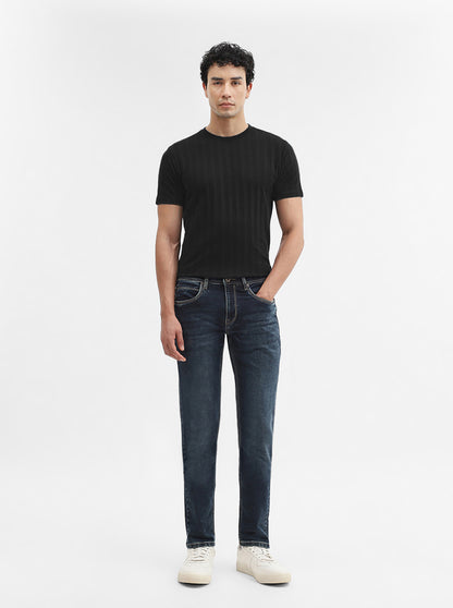 Dark Indigo Washed Slim Fit Jeans | JadeBlue