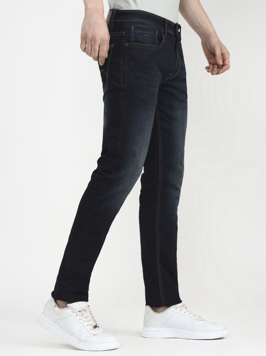 Indigo Blue Washed Slim Fit Jeans | JadeBlue