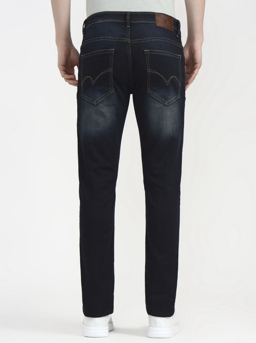 Indigo Blue Washed Slim Fit Jeans | JadeBlue