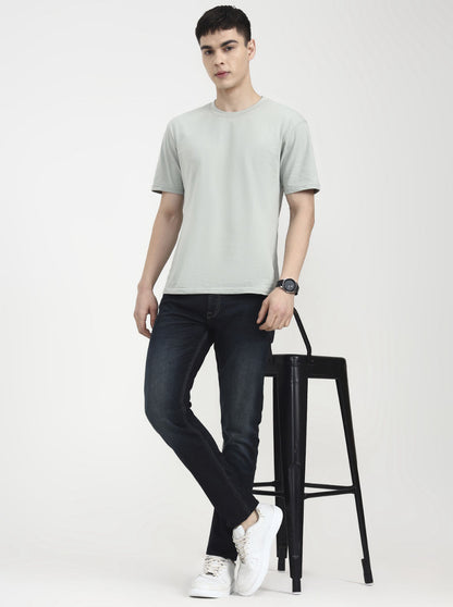 Indigo Blue Washed Slim Fit Jeans | JadeBlue