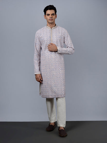 Cream Kurta Pajama | TULA