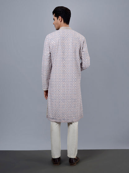 Cream Kurta Pajama | TULA