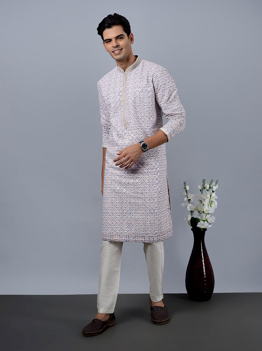 Cream Kurta Pajama | TULA