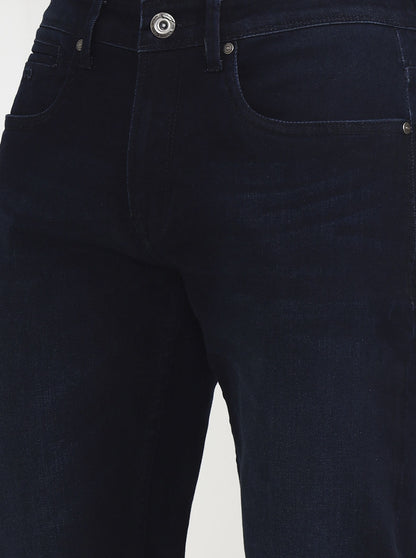 Deep Indingo Blue Washed Slim Fit Jeans | JadeBlue