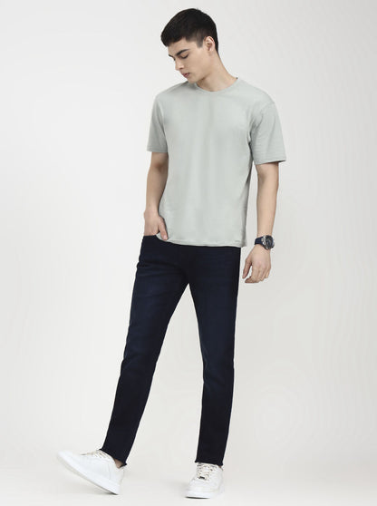 Deep Indingo Blue Washed Slim Fit Jeans | JadeBlue