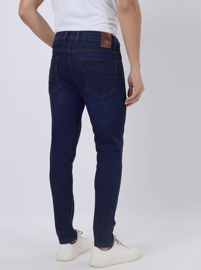 Ink Blue Washed Rider Fit Jeans | JadeBlue