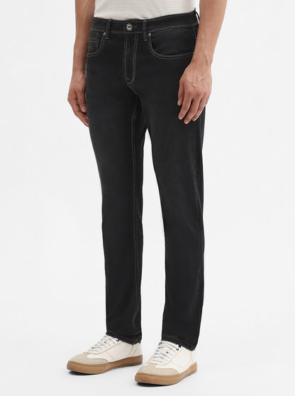 Charcoal Grey Washed Slim Fit Jeans | JadeBlue