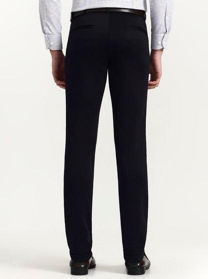 Blue Solid Slim Fit Club Wear Trouser | Wyre