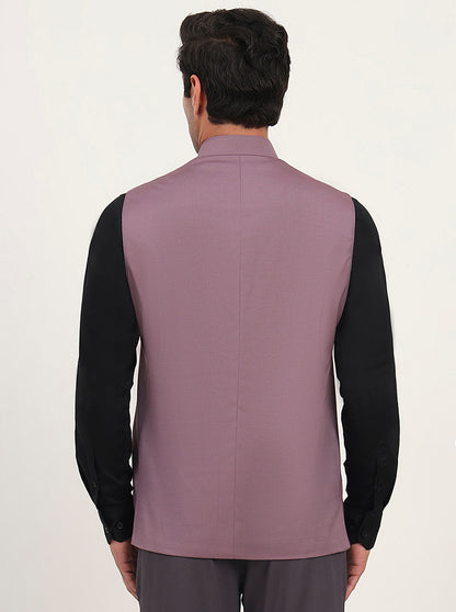 Carrot Pink Solid Regular Fit Modi Jacket | JadeBlue