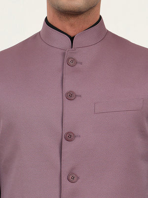 Carrot Pink Solid Regular Fit Modi Jacket | JadeBlue
