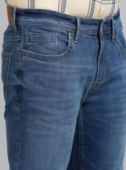 Blue Washed Slim Fit Jeans | JadeBlue