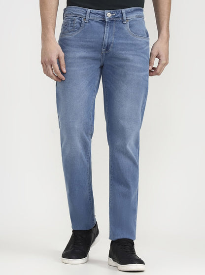 River Blue Washed Slim Fit Jeans | JadeBlue