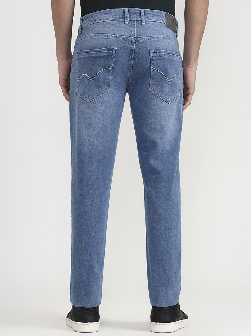 River Blue Washed Slim Fit Jeans | JadeBlue