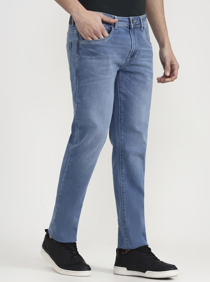 River Blue Washed Slim Fit Jeans | JadeBlue