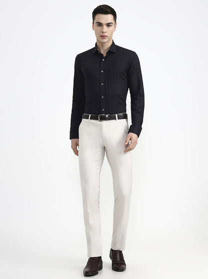 Black & Green Printed Slim Fit Party Wear Shirt | Wyre