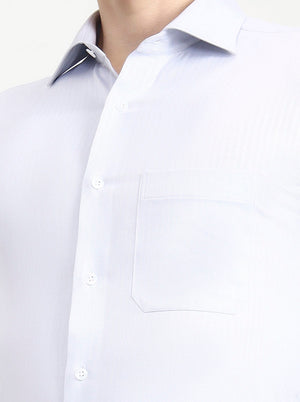 Grey Solid Slim Fit Formal Shirt | Metal