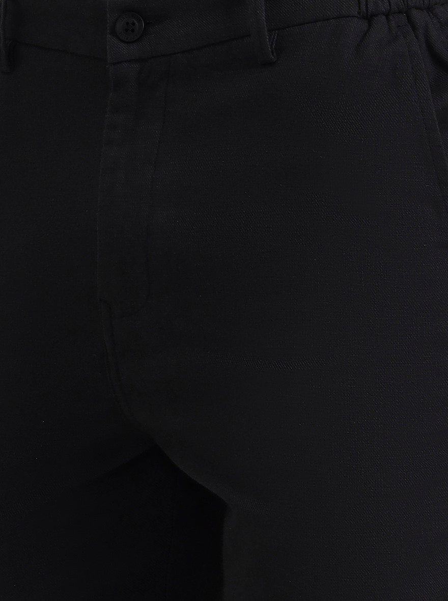 Dark Grey Solid Regular Fit Track Pant | JadeBlue