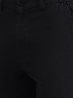Dark Grey Solid Regular Fit Track Pant | JadeBlue