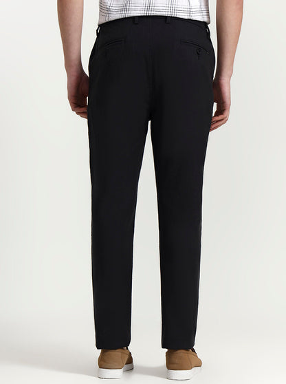 Dark Grey Solid Regular Fit Track Pant | JadeBlue