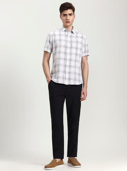 Dark Grey Solid Regular Fit Track Pant | JadeBlue