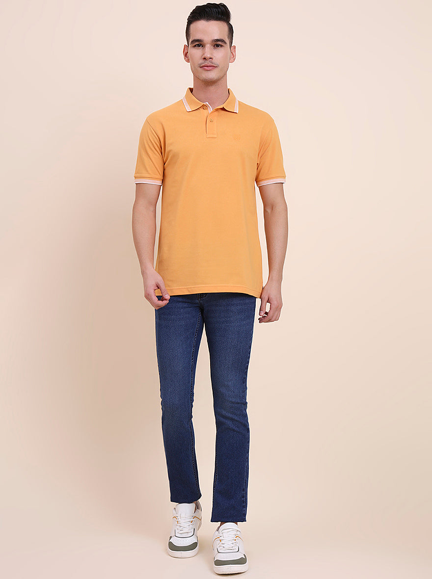 Light Indigo Solid Narrow Fit Jeans | Greenfibre