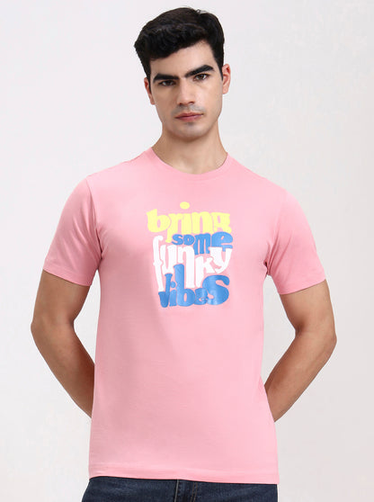 Wild Rose Printed Slim Fit T-Shirt | Greenfibre