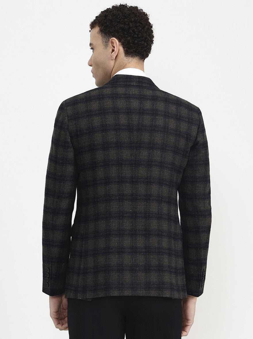 Green Checked  Blazer | Wyre