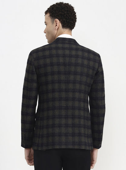 Green Checked  Blazer | Wyre