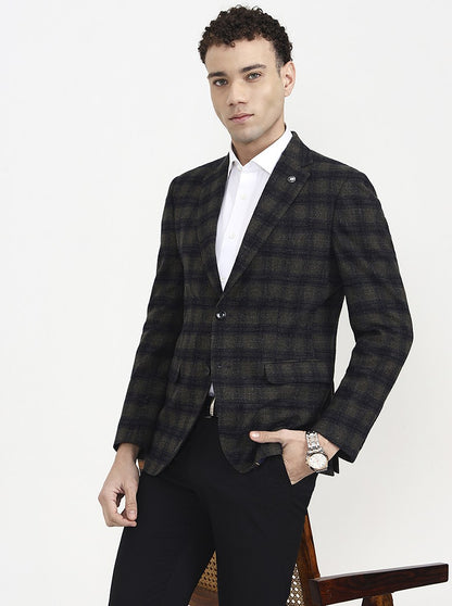 Green Checked  Blazer | Wyre