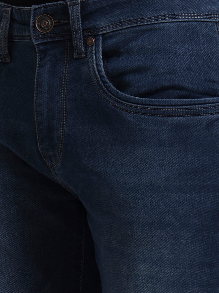 Vintage Blue Washed Slim Fit Jeans | JadeBlue