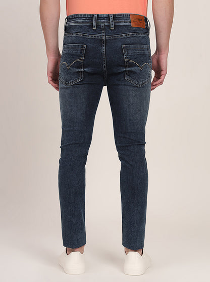 Blue Washed Slim Fit Jeans | JadeBlue