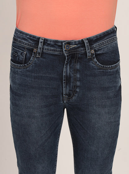Blue Washed Slim Fit Jeans | JadeBlue