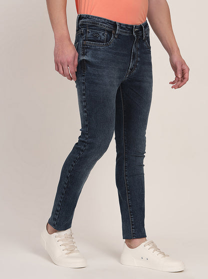 Blue Washed Slim Fit Jeans | JadeBlue
